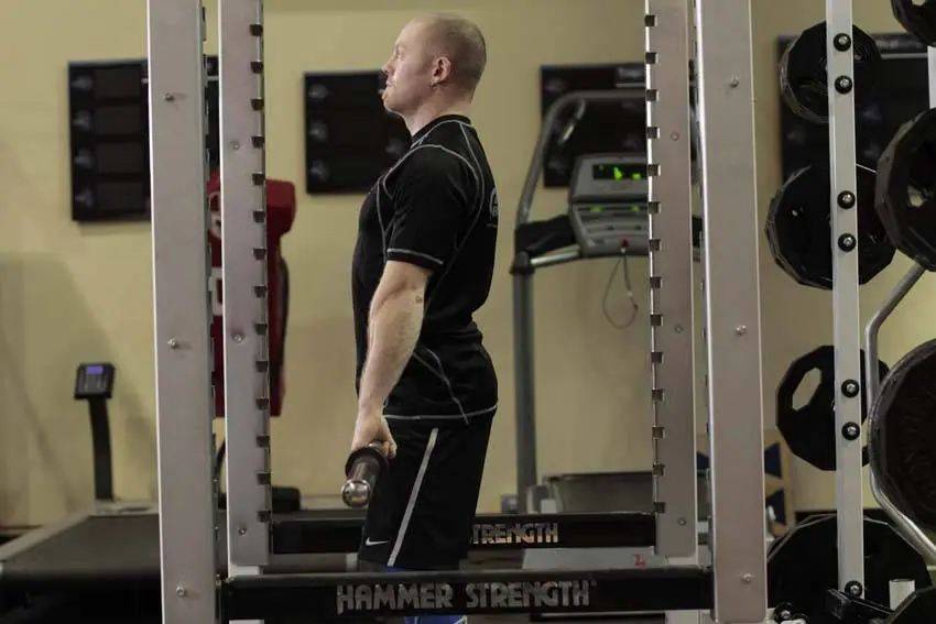 Rack Pulls — posisi akhir