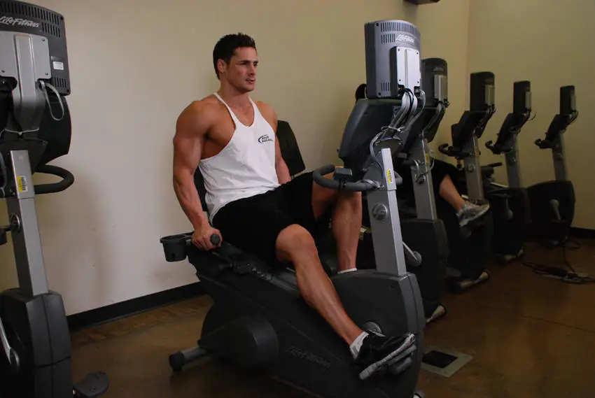Recumbent Bike — posisi awal