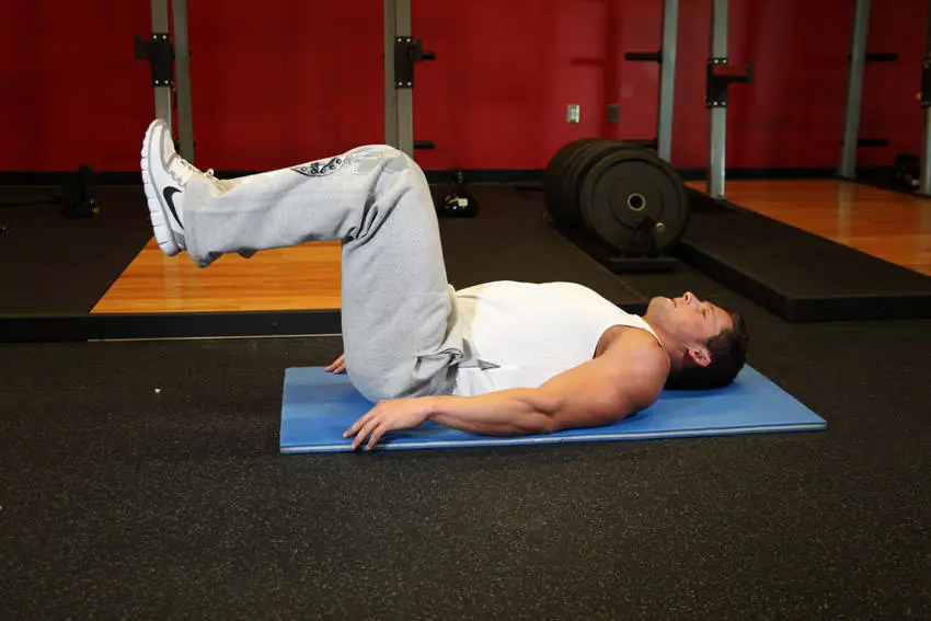 Reverse Crunch — posisi awal