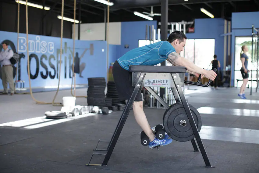 Reverse Hyperextension — posisi awal