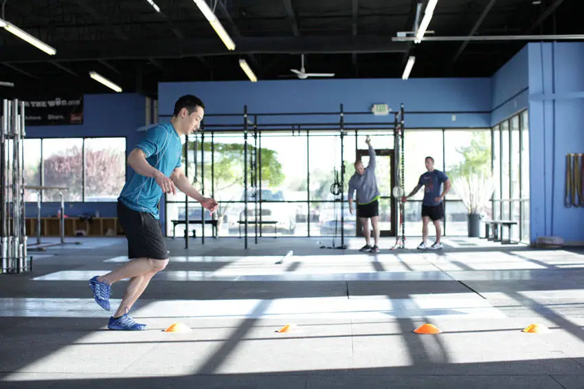 Single-Leg Hop Progression — posisi awal