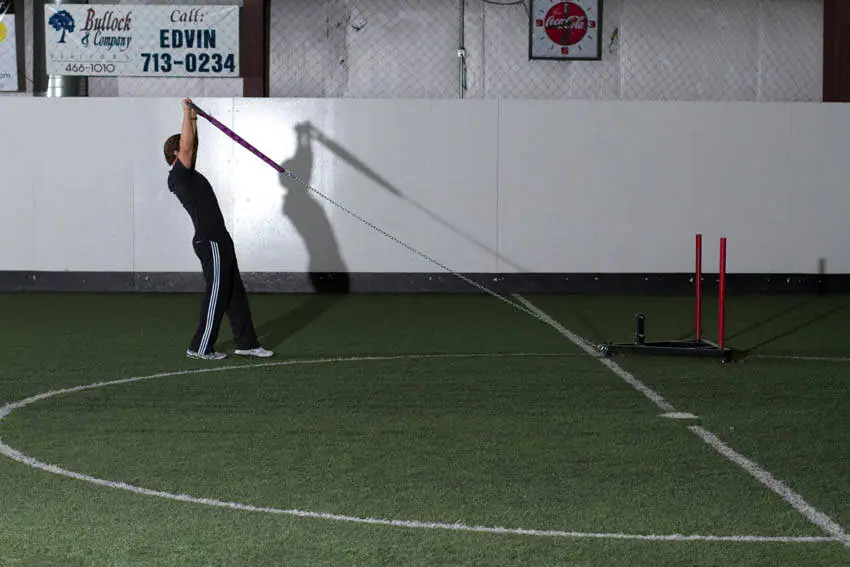 Sled Overhead Backward Walk — posisi awal