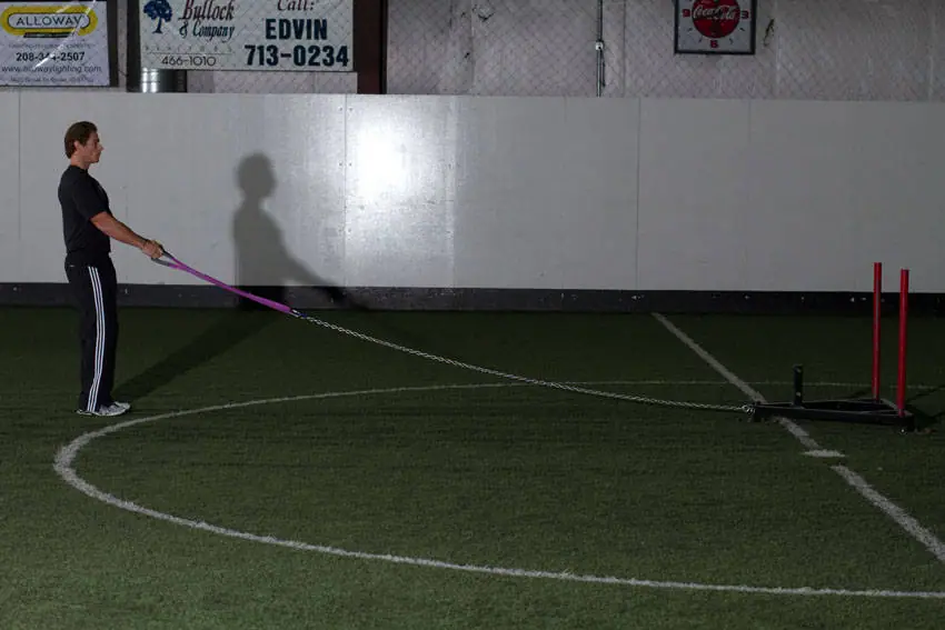 Sled Reverse Flye — posisi awal