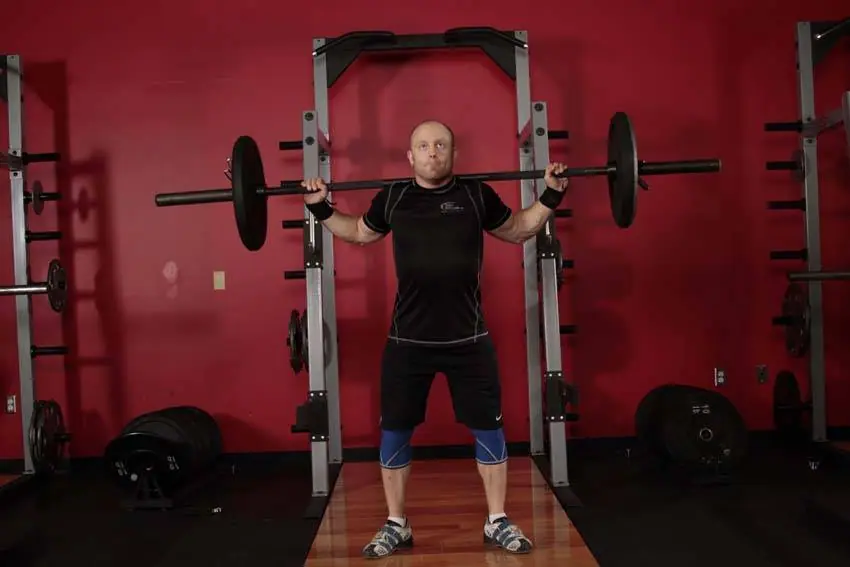 Snatch Balance — posisi awal