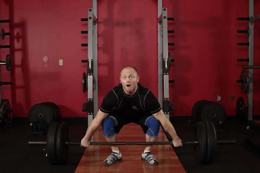 Snatch Deadlift — posisi awal