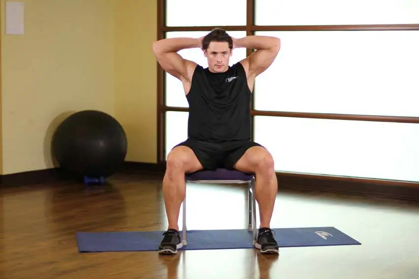 Spinal Stretch — posisi awal
