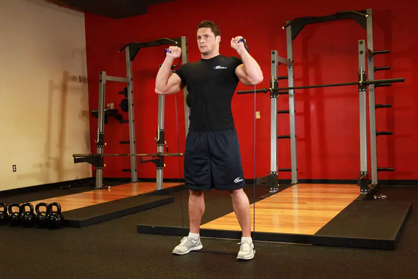 Squats - With Bands — posisi awal