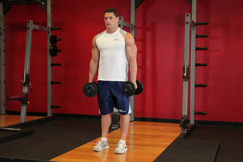 Standing Inner-Biceps Curl — posisi awal