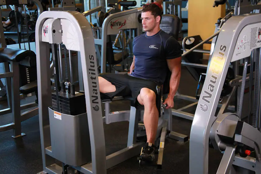Thigh Abductor — posisi akhir