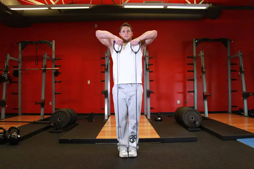 Upright Row - With Bands — posisi akhir