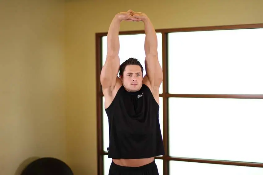 Upward Stretch — posisi akhir