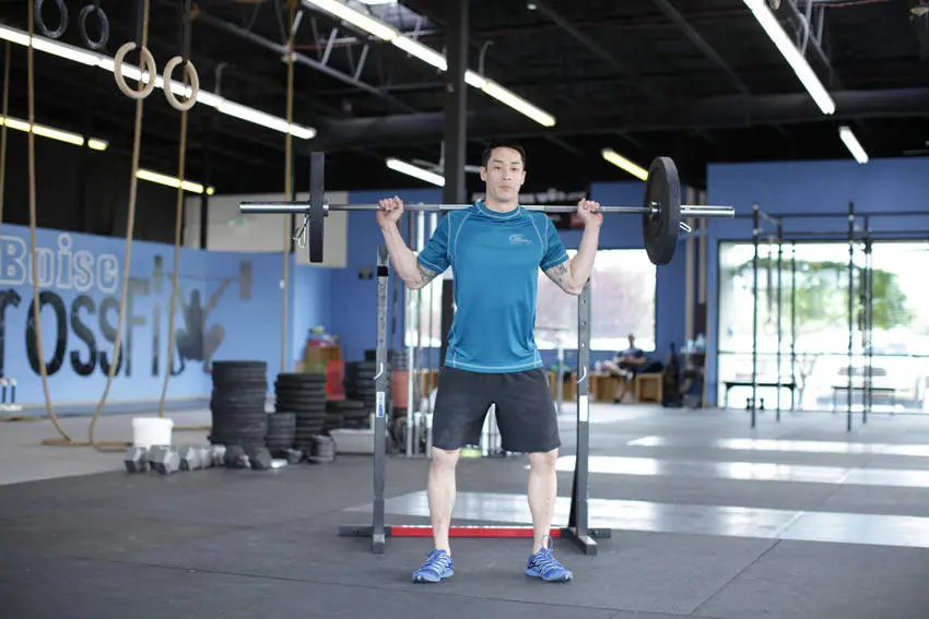 Weighted Jump Squat — posisi awal