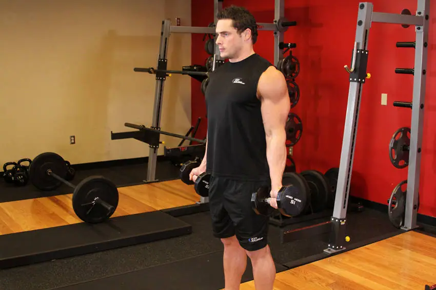 Zottman Curl — posisi awal